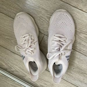 Adidas running shoes. Only worn twice. Light pink/off white colour.